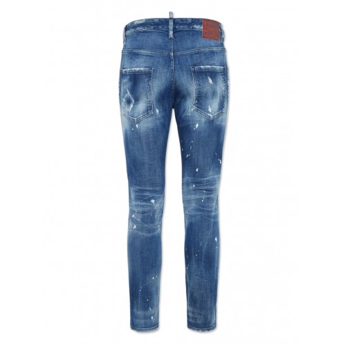 BLUGI DSQUARED2, Skater Jean, Distressed, Blue BLUGI DSQUARED2, Skater Jean, Distressed, Blue