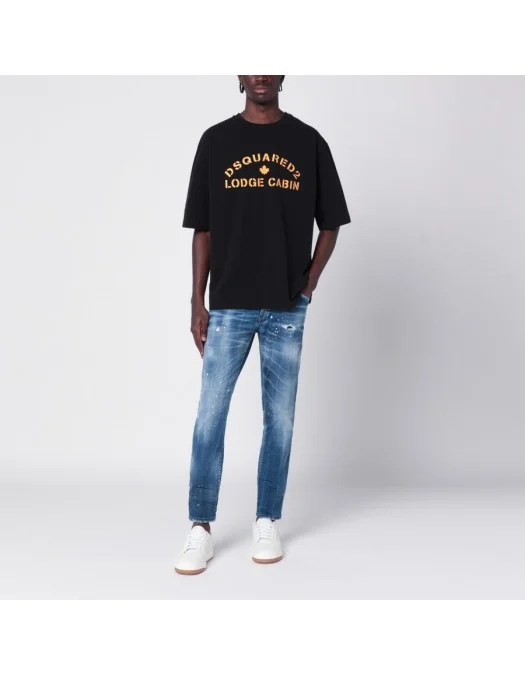BLUGI DSQUARED2, Slim Cut, Distressed, Blue - S74LB1642S30342470 BLUGI DSQUARED2, Slim Cut, Distressed, Blue - S74LB1642S30342470