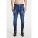 JEANS DSQUARED2, D2 logo Piele, Relax Long Crotch Jean, Bleumarin - S74LB1722D30010470