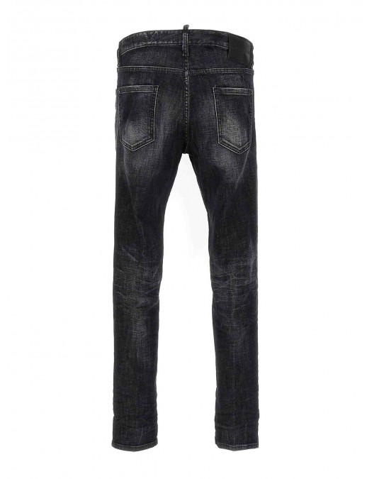 JEANS DSQUARED2, Used Effect, Cool Guy FIt, Negru - S74LB1724S30357900