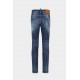 JEANS DSQUARED2, Medium  Easy Red Spot, Cool Guy Fit, Bleumarin - S74LB1732S30664470