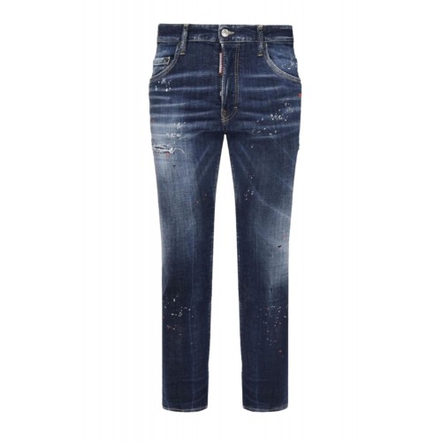JEANS DSQUARED2, Medium Spots, Skater Fit, Bleumarin JEANS DSQUARED2, Medium Spots, Skater Fit, Bleumarin