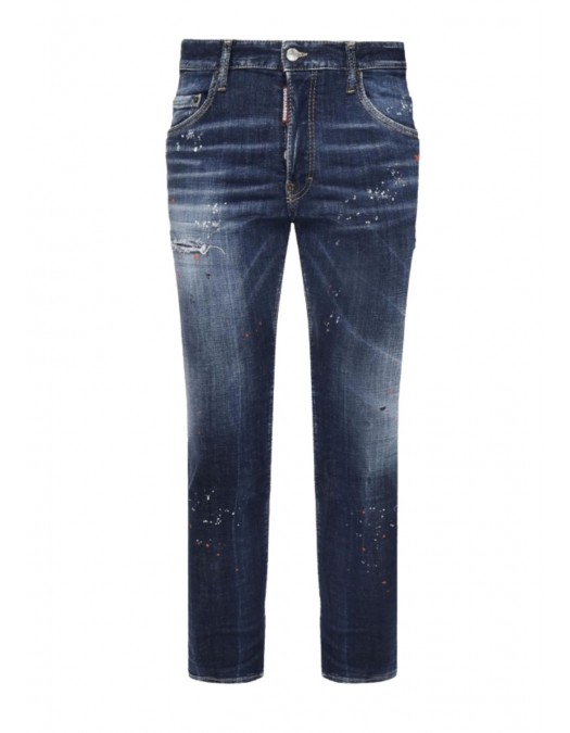 JEANS DSQUARED2, Medium Spots, Skater Fit, Bleumarin - S74LB1734S30664470