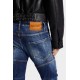 JEANS DSQUARED2, Medium Red Spots Wash, Tedy Biker, Albastru - S74LB1735S30664470