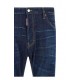 JEANS DSQUARED2, Dark Simple Denim, Cool Guy, Bleumarin - S74LB1736D30010470