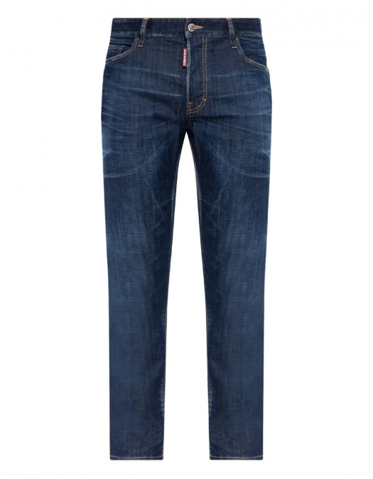 BLUGI DSQUARED2, Slim Fit, Contrast Stitching, Indigo Blue - S74LB1737D30010470
