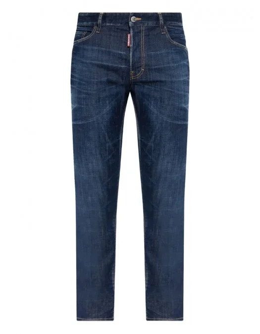 BLUGI DSQUARED2, Slim Fit, Contrast Stitching, Indigo Blue - S74LB1737D30010470 BLUGI DSQUARED2, Slim Fit, Contrast Stitching, Indigo Blue - S74LB1737D30010470