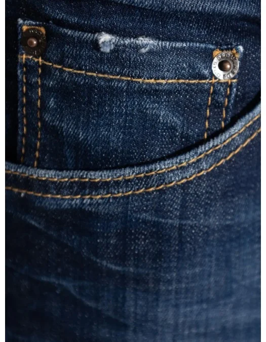 BLUGI DSQUARED2, Slim Fit, Contrast Stitching, Indigo Blue - S74LB1737D30010470 BLUGI DSQUARED2, Slim Fit, Contrast Stitching, Indigo Blue - S74LB1737D30010470