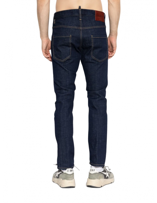 BLUGI DSQUARED2, Regular Fit, Raw Dark Blue Denim - S74LB1740S30664470 BLUGI DSQUARED2, Regular Fit, Raw Dark Blue Denim - S74LB1740S30664470