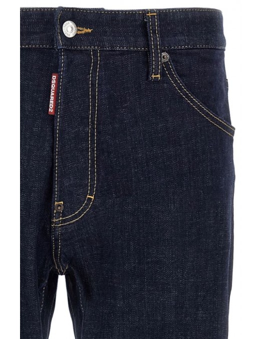 JEANS DSQUARED2, Dark Denim, Cool Guy, Bleumarin - S74LB1741S30664470