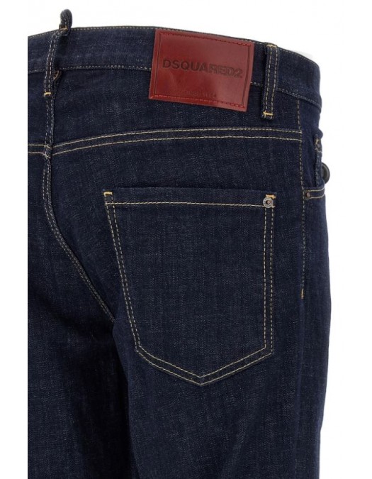 JEANS DSQUARED2, Dark Denim, Cool Guy, Bleumarin - S74LB1741S30664470