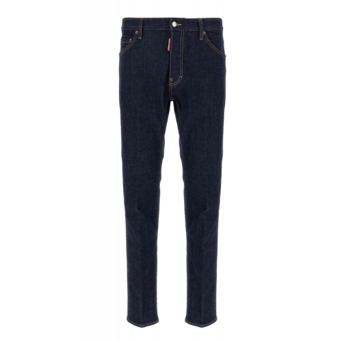 JEANS DSQUARED2, Dark Denim, Cool Guy, Bleumarin JEANS DSQUARED2, Dark Denim, Cool Guy, Bleumarin