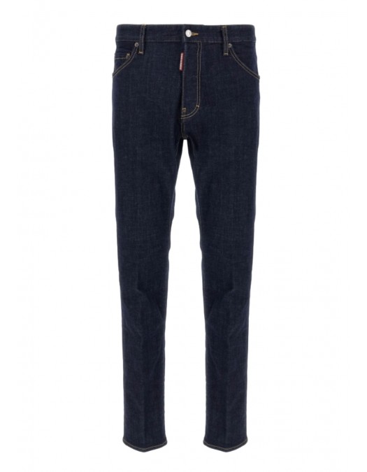 JEANS DSQUARED2, Dark Denim, Cool Guy, Bleumarin - S74LB1741S30664470