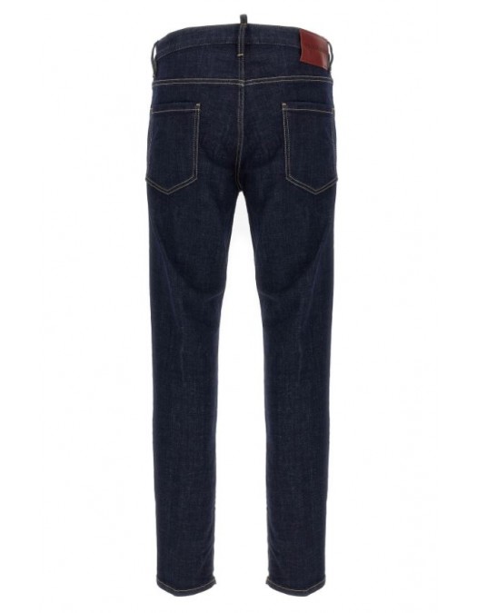 JEANS DSQUARED2, Dark Denim, Cool Guy, Bleumarin - S74LB1741S30664470