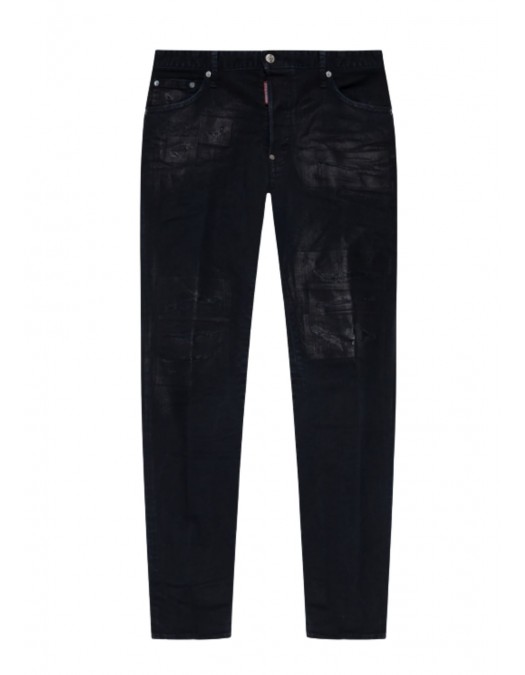 JEANS DSQUARED2, all black, Cool Guy Jeans - S74LB1773S39781477