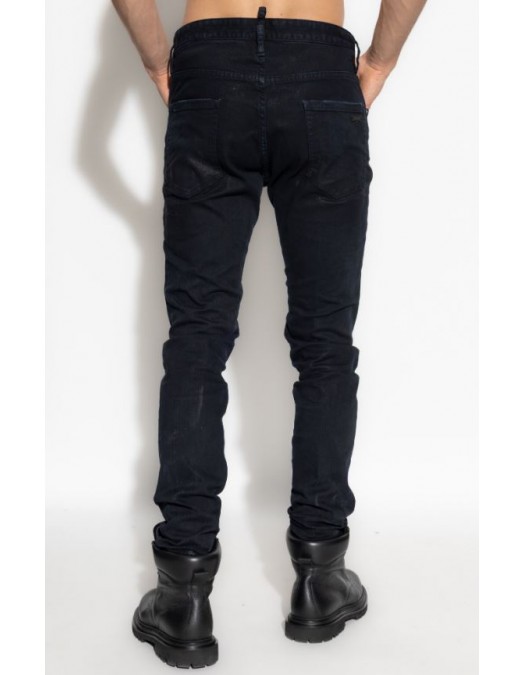 JEANS DSQUARED2, all black, Cool Guy Jeans - S74LB1773S39781477