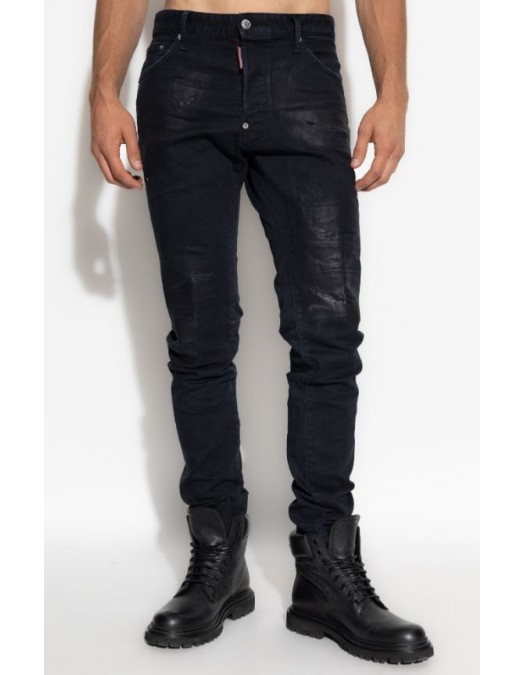 JEANS DSQUARED2, all black, Cool Guy Jeans - S74LB1773S39781477