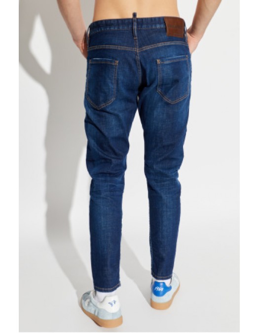 Jeans DSQUARED2, MARINEBLAU Jeans „Slim Twst“,Blue - S74LB1872D30010470