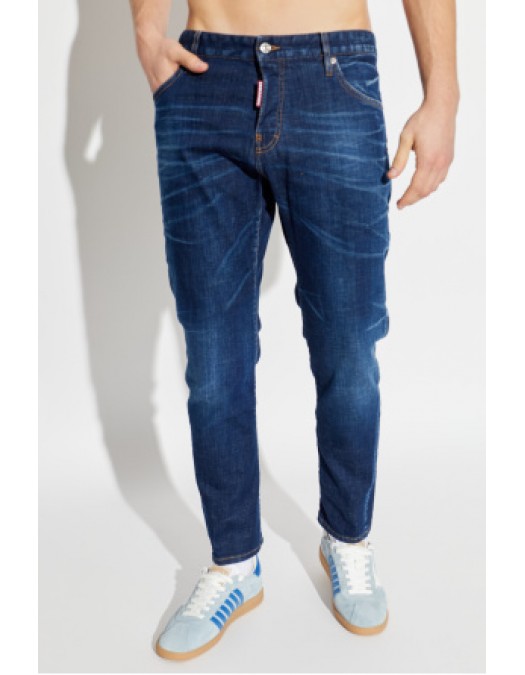 Jeans DSQUARED2, MARINEBLAU Jeans „Slim Twst“,Blue - S74LB1872D30010470