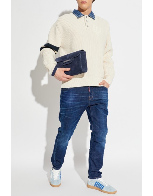 Jeans DSQUARED2, MARINEBLAU Jeans „Slim Twst“,Blue - S74LB1872D30010470