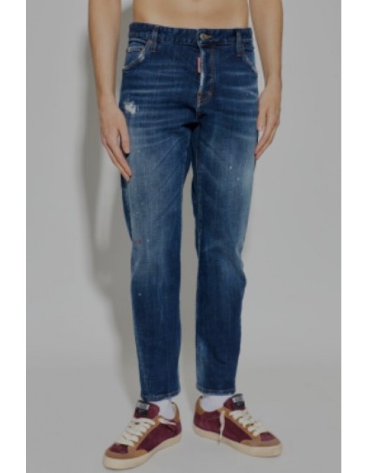 Jeans DSQUARED2, Dsquared2 NAVY BLUE Slim Twst jeans - S74LB1874S30664470