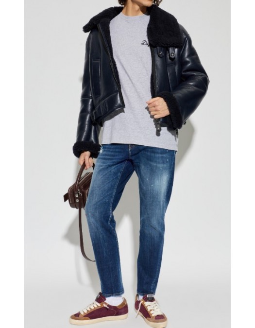 Jeans DSQUARED2, Dsquared2 NAVY BLUE Slim Twst jeans - S74LB1874S30664470