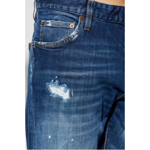 Jeans DSQUARED2, Dsquared2 NAVY BLUE Slim Twst jeans