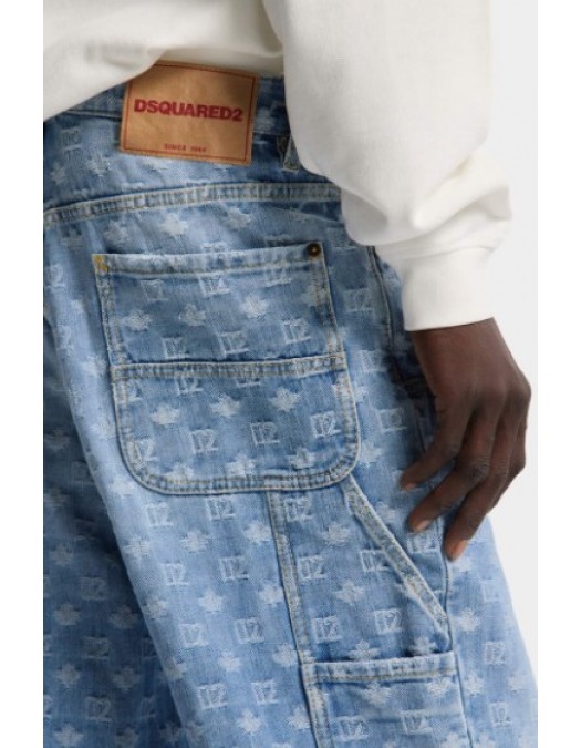 Jeans DSQUARED2, Light Wash Baggy Carpenter Jeans - S74LB1886D30023470