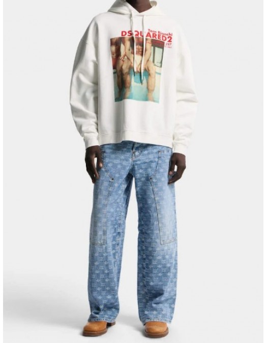 Jeans DSQUARED2, Light Wash Baggy Carpenter Jeans - S74LB1886D30023470