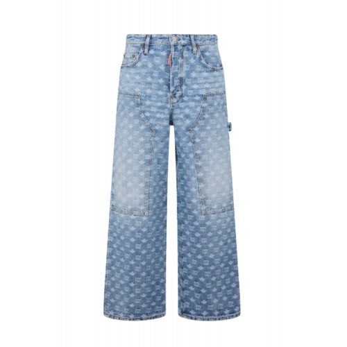 Jeans DSQUARED2, Light Wash Baggy Carpenter Jeans