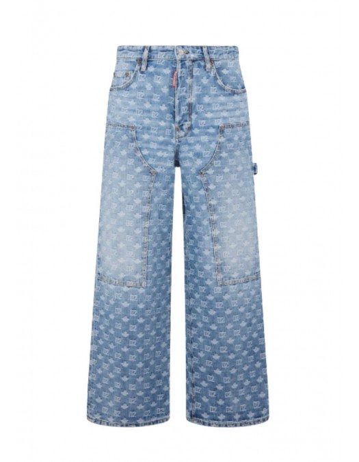 Jeans DSQUARED2, Light Wash Baggy Carpenter Jeans - S74LB1886D30023470