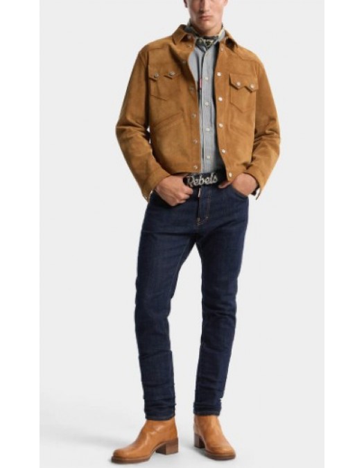 Jeans DSQUARED2, Dark Rinse Wash Teddy Jeans - S74LB1893S30664470