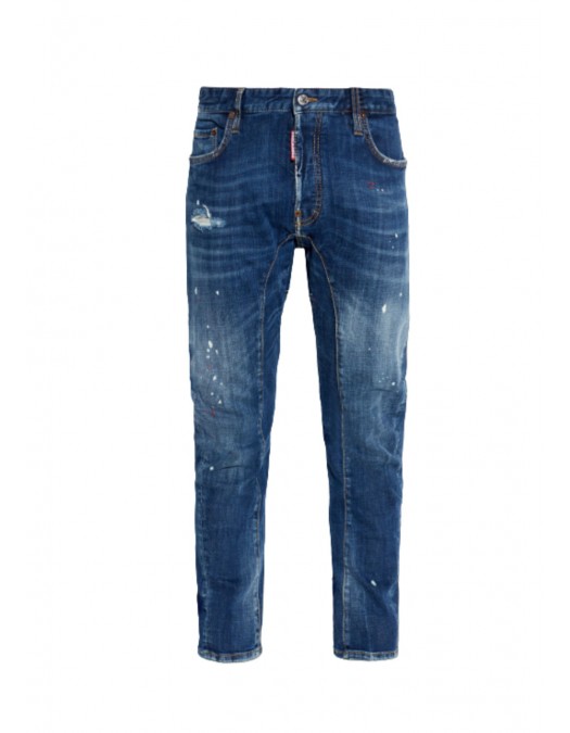 Jeans DSQUARED2,  NAVY BLUE ‘Biker’ jeans - S74LB1897S30664470