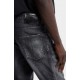 Jeans DSQUARED2, Black Fog Wash Teddy Jeans - S74LB1903D30010470