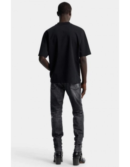 Jeans DSQUARED2, Black Fog Wash Teddy Jeans - S74LB1903D30010470