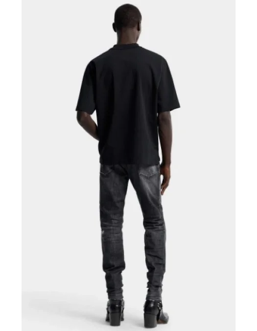 Jeans DSQUARED2, Black Fog Wash Teddy Jeans - S74LB1903D30010470