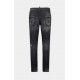 Jeans DSQUARED2, Black Fog Wash Teddy Jeans - S74LB1903D30010470
