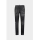 Jeans DSQUARED2, Black Fog Wash Teddy Jeans, Negru - S74LB1910S30357900