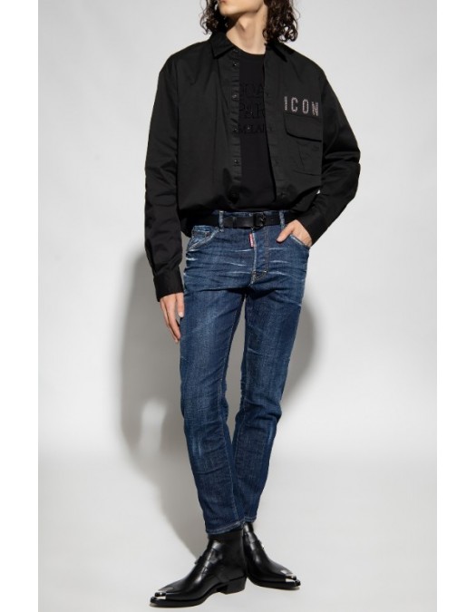 Jeans DSQUARED2, Dsquared2 NAVY BLUE ‘Skater’ jeans - S74LB1929D30010470