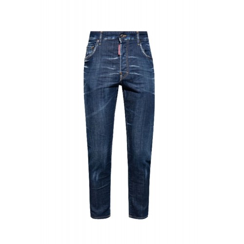 Jeans DSQUARED2, Dsquared2 NAVY BLUE ‘Skater’ jeans
