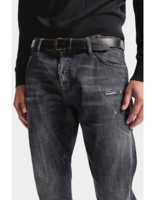 Jeans DSQUARED2, Black Fog Wash Slim Twist Jeans - S74LB1912S30357900