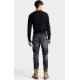 Jeans DSQUARED2, Black Fog Wash Slim Twist Jeans - S74LB1912S30357900