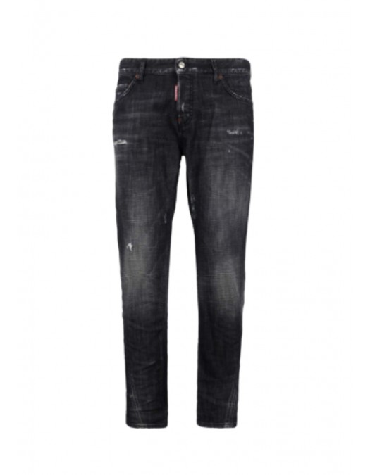 Jeans DSQUARED2, Black Fog Wash Slim Twist Jeans - S74LB1912S30357900