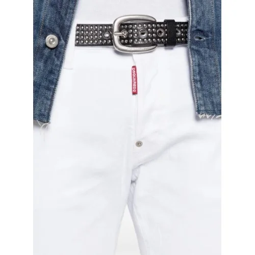 Jeans DSQUARED2, Skater rivet cotton skinny jeans