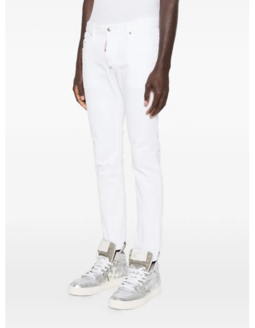 Jeans DSQUARED2, Skater rivet cotton skinny jeans - S74LB1930S39781100