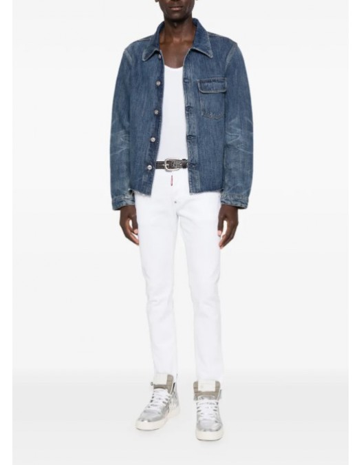 Jeans DSQUARED2, Skater rivet cotton skinny jeans - S74LB1930S39781100