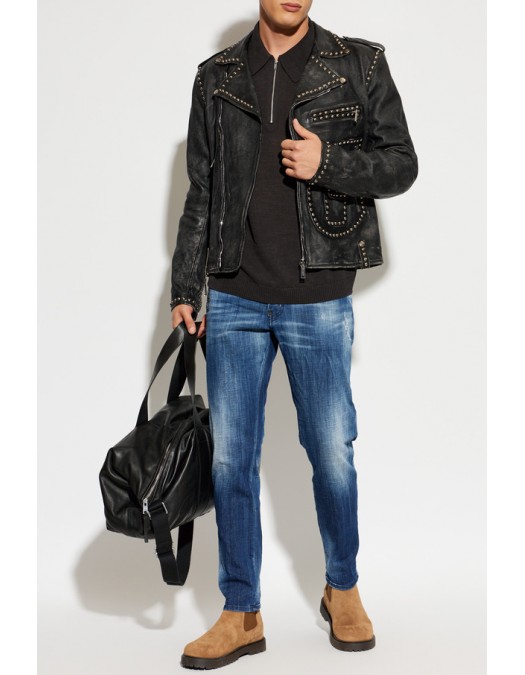 Jeans DSQUARED2, Skater jeans, D2, Bleumarin - S74LB1949D30010470