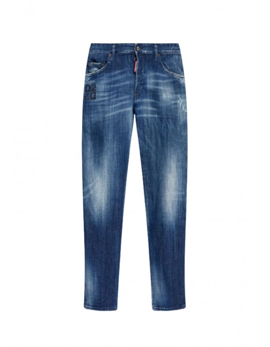 Jeans DSQUARED2, Skater jeans, D2, Bleumarin - S74LB1949D30010470