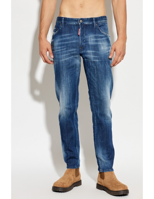 Jeans DSQUARED2, Skater jeans, D2, Bleumarin - S74LB1949D30010470