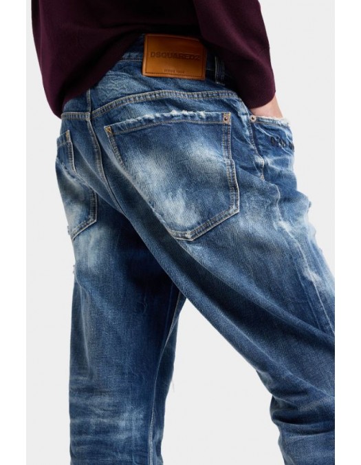Jeans DSQUARED2, Brando Classic Bro Jeans, Bluemarin - S74LB1970D30045470